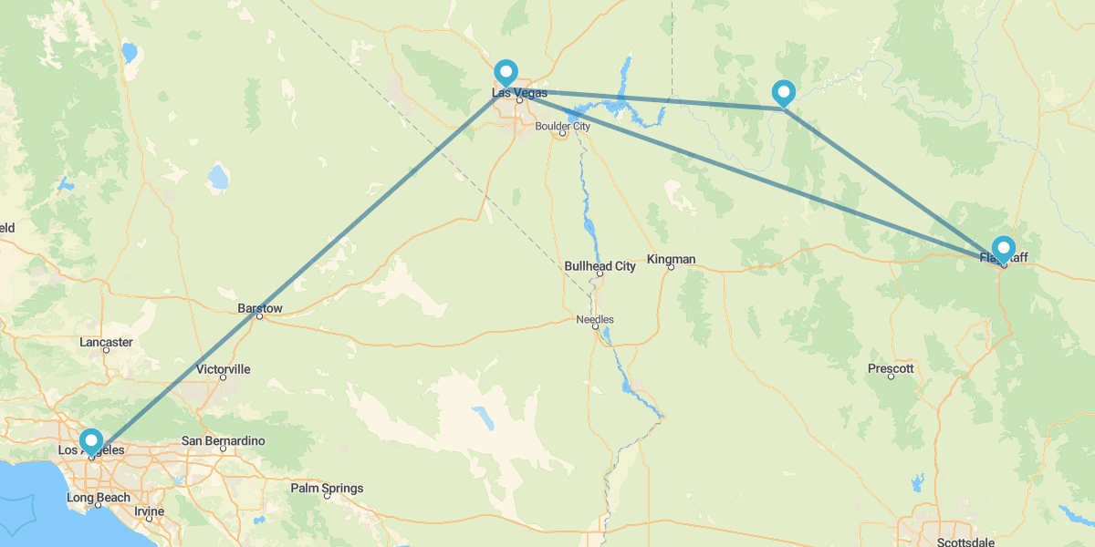 Los Ángeles y Las Vegas con Gran Cañón del Colorado