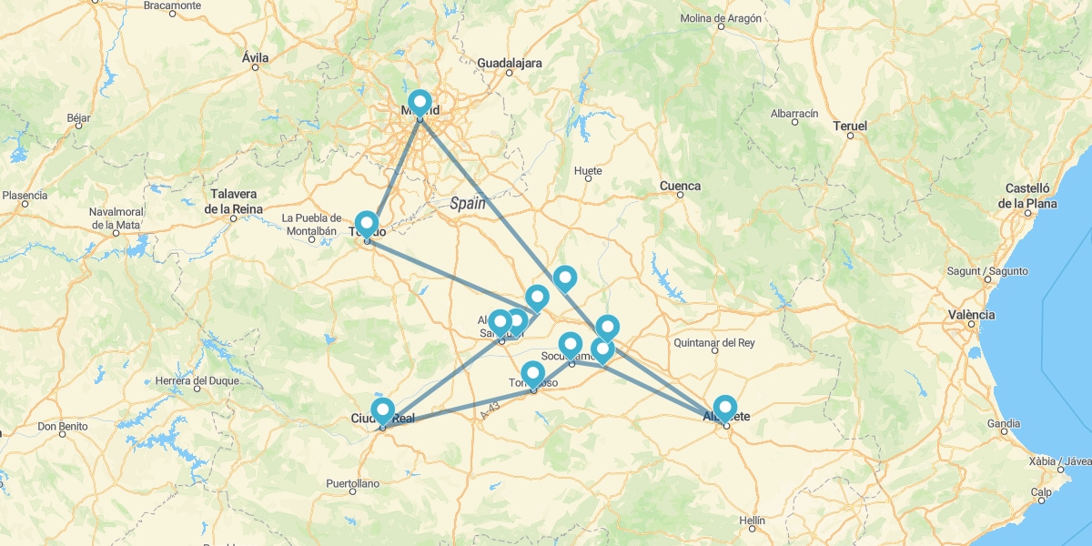 Ruta del Vino La Mancha y Ciudades Manchegas