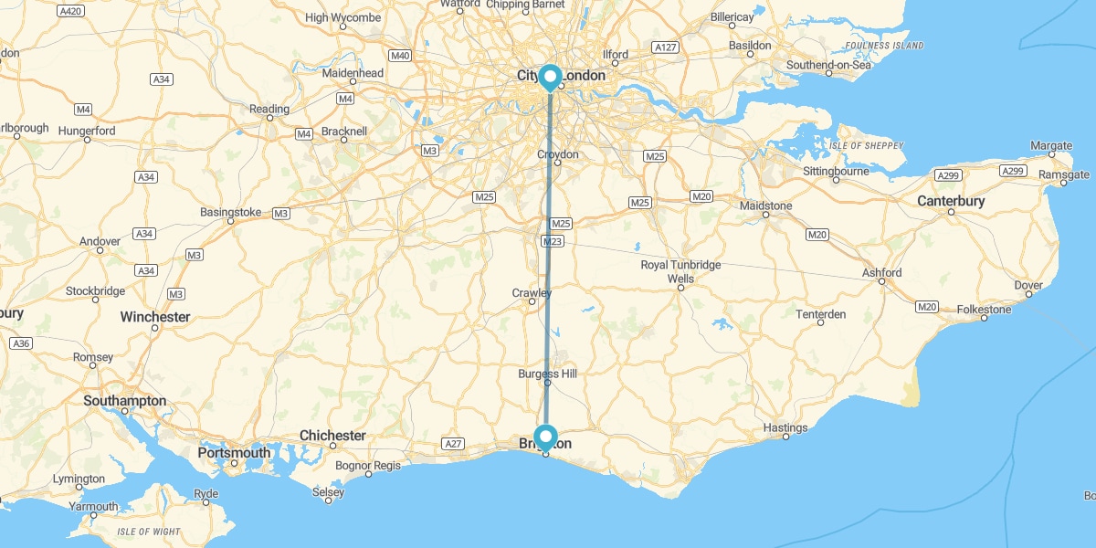 Ruta por Londres y Brighton