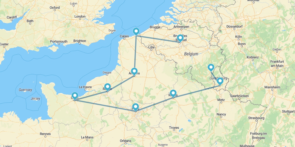 Ruta de la Segunda Guerra Mundial