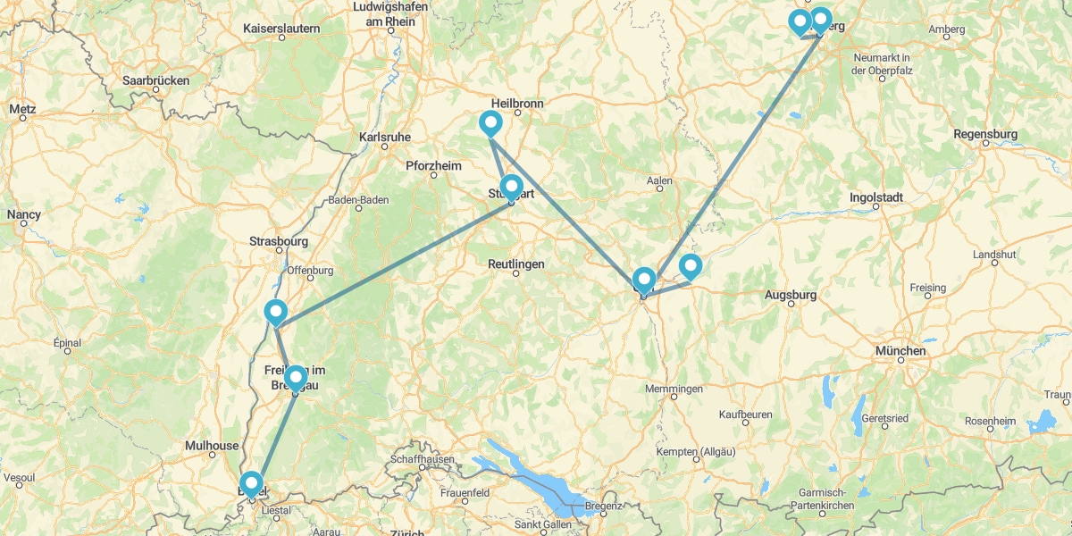 La Gran Ruta por los Parques de Atracciones del Sur de Alemania