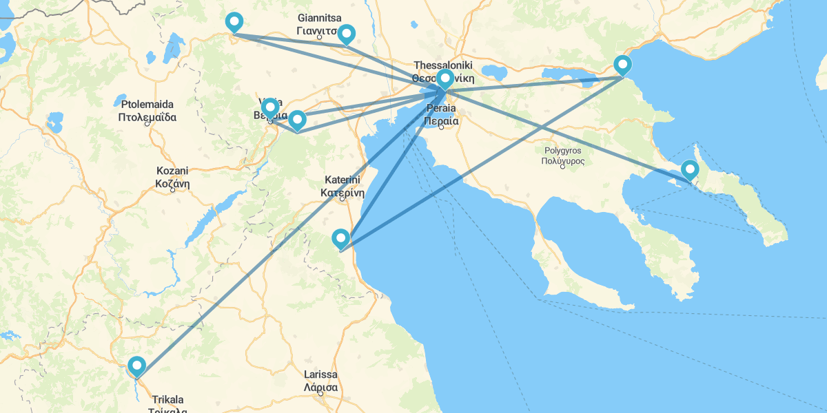 Norte de Grecia, Monte Olimpo y Monasterios de Meteora