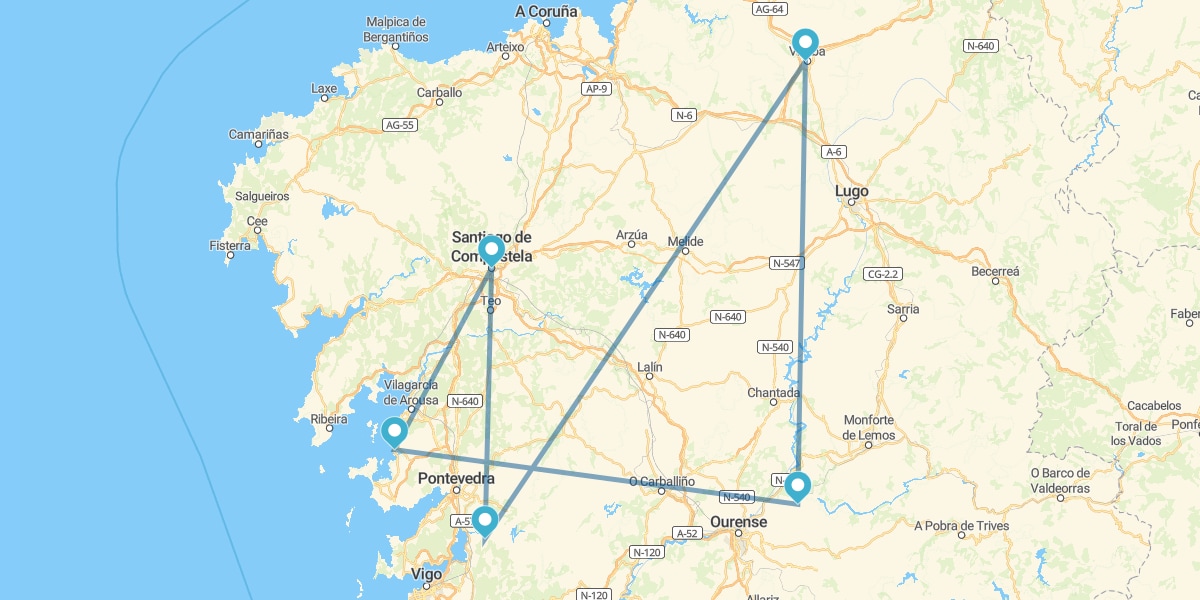 Ruta en Paradores por Galicia