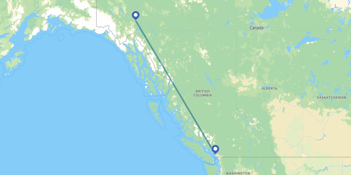 Vancouver y Auroras Boreales en Yukón