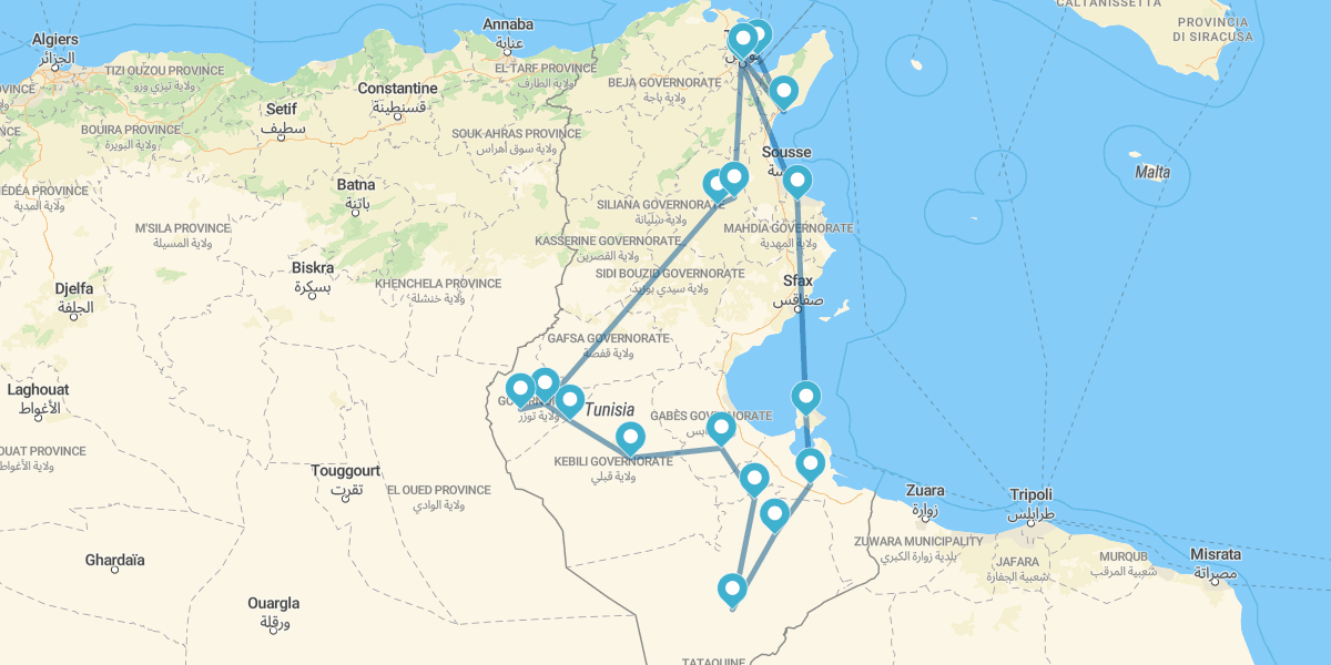 Túnez de película con Djerba