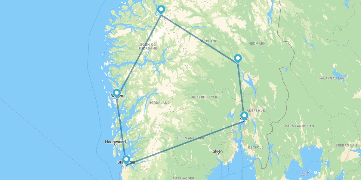 Especial +60 Senior Noruega y sus fiordos mágicos