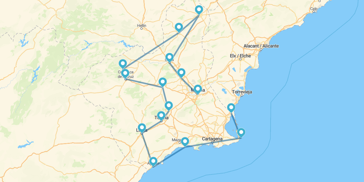 Ruta de naturaleza por Costa Cálida-Región de Murcia