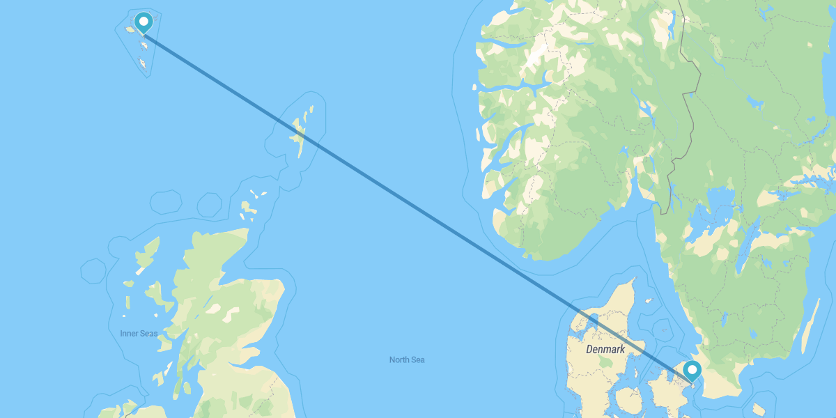 Copenhague e Islas Feroe