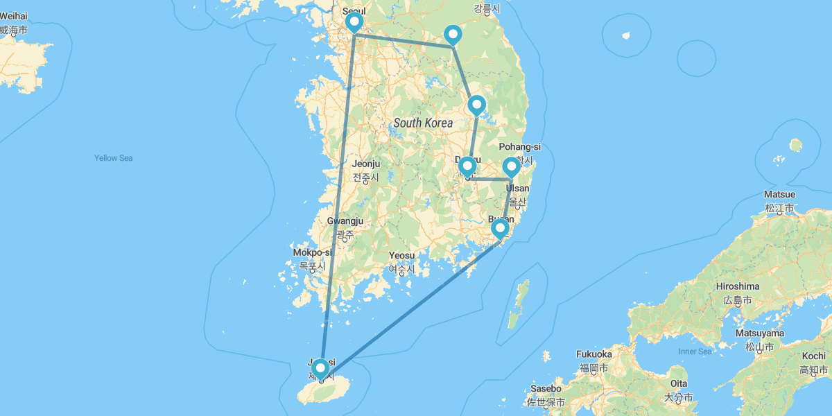 De Seúl a Monte Seorak con Isla de Jeju