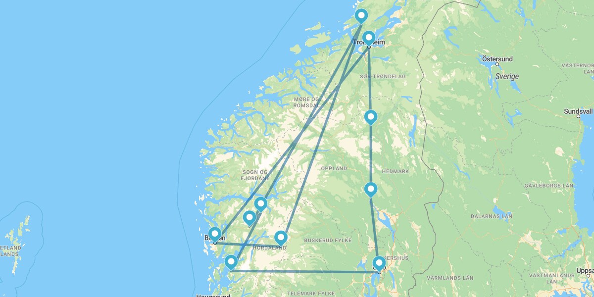 Fiordos Noruegos, Oslo y Crucero Havila