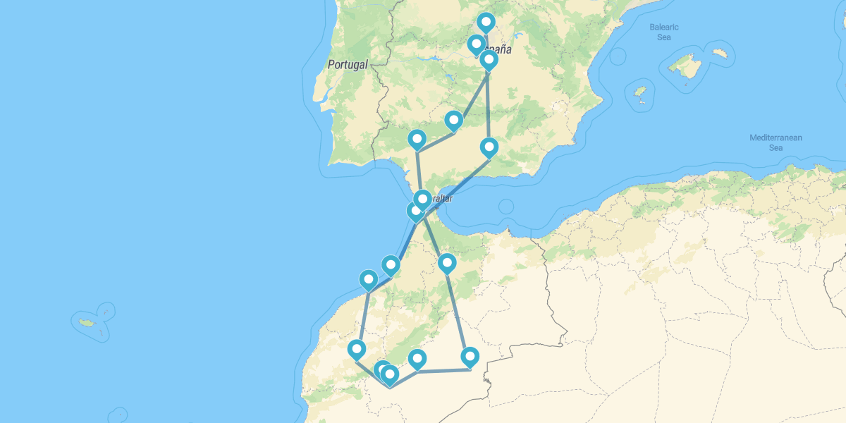 Andalucía y Marruecos desde Madrid