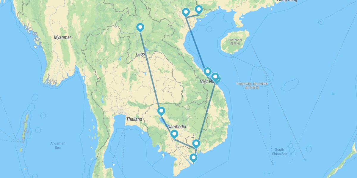 Ruta Clásica de Indochina