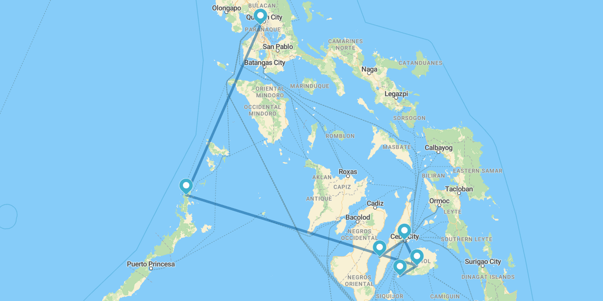 Cebú, Moalboal, Bohol y El Nido