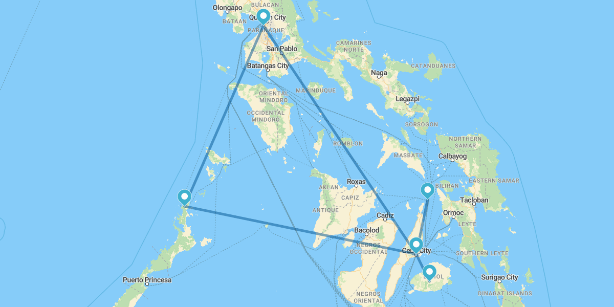 Manila, El Nido, Bohol y Malapascua