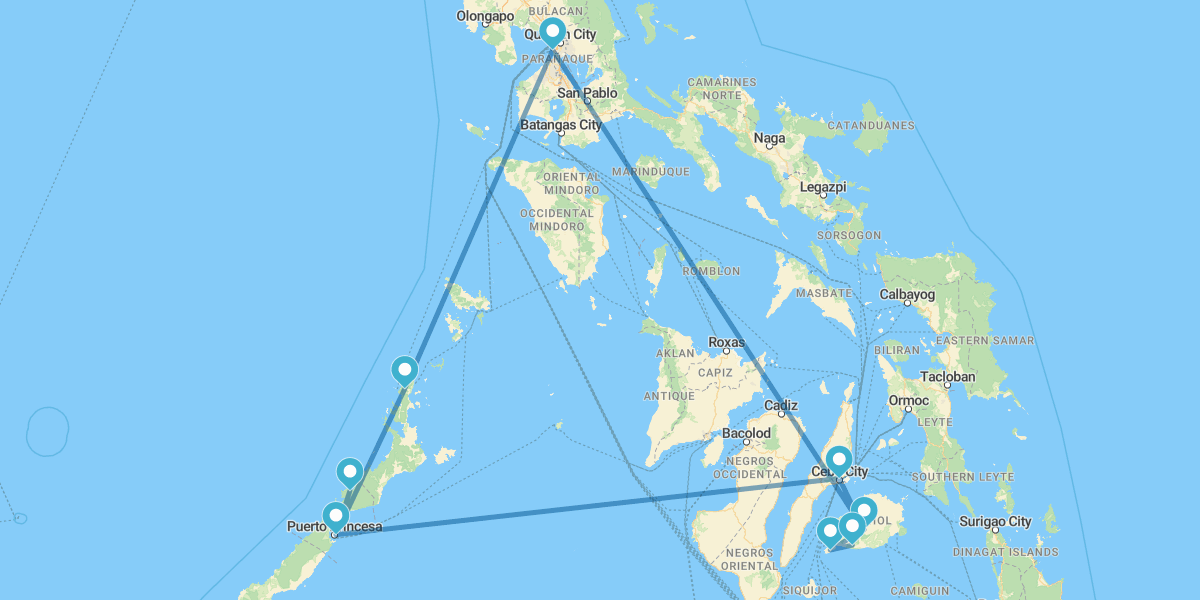 Manila, Bohol, Puerto Princesa y El Nido