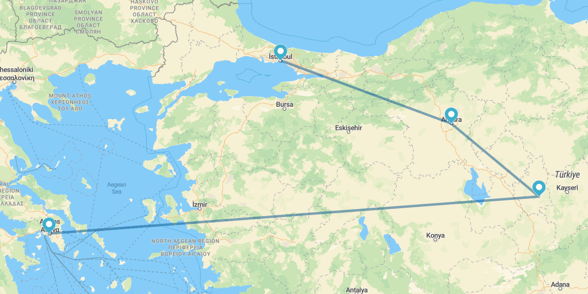 Estambul, Ankara y Capadocia con Atenas