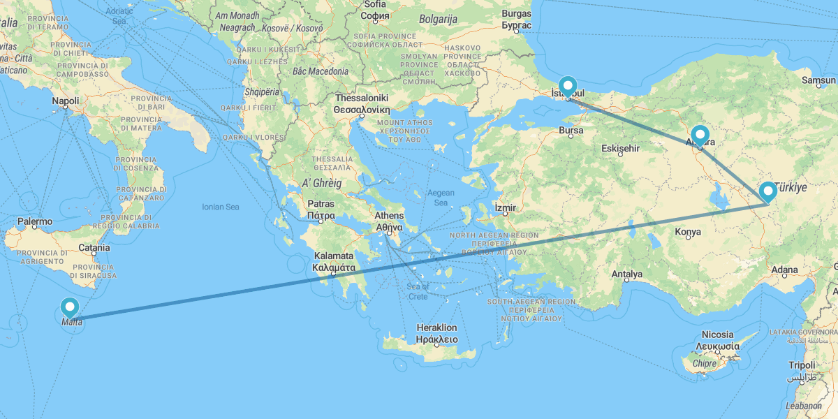 Estambul, Ankara y Capadocia más Malta