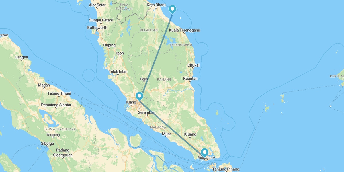 Singapur, Kuala Lumpur e Islas Perhentian