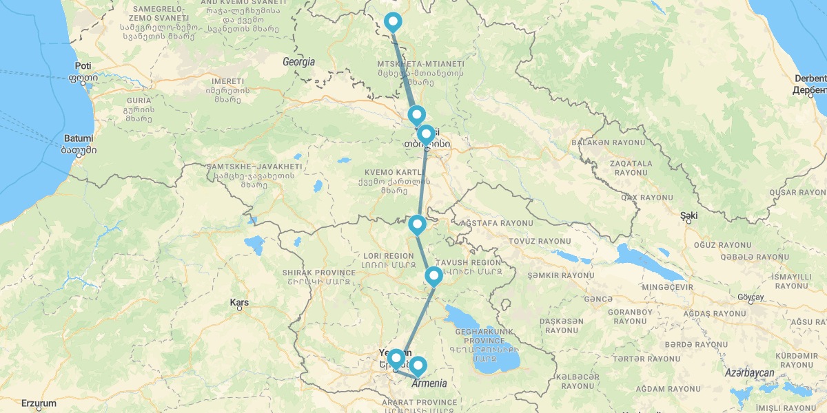 Salidas Especiales Descubriendo el Cáucaso, Georgia y Armenia