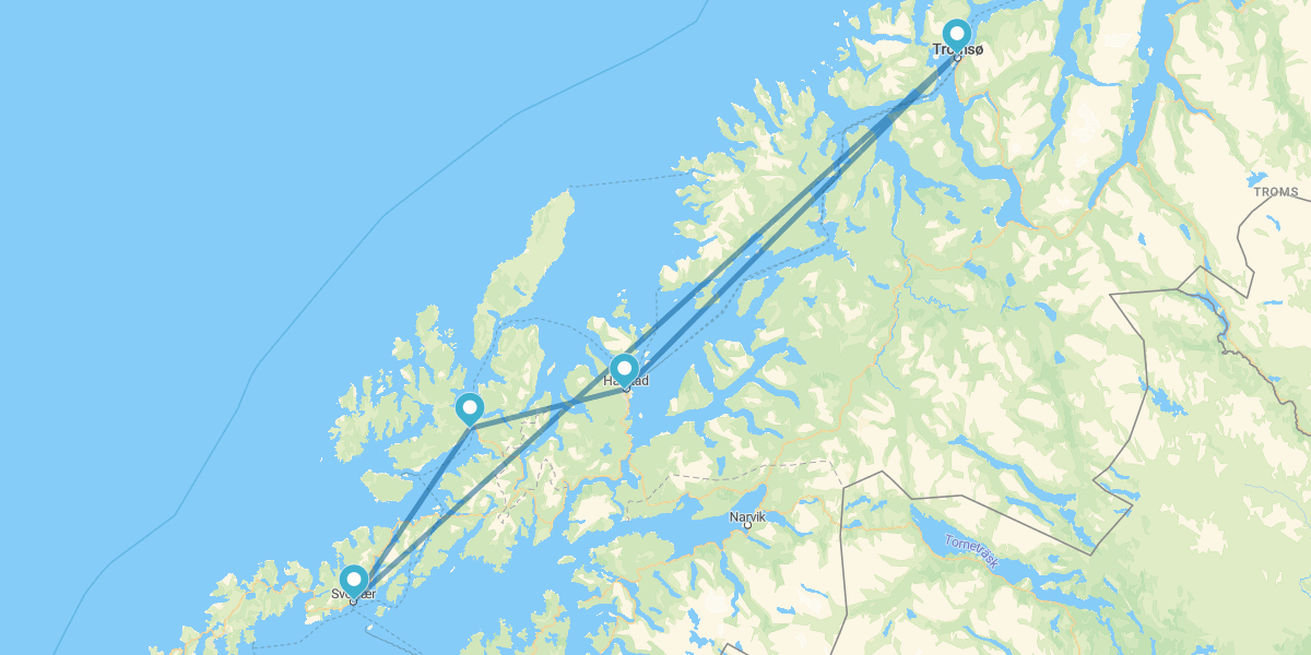 Especial Semana Santa Auroras Boreales en Tromsø y las Islas Lofoten