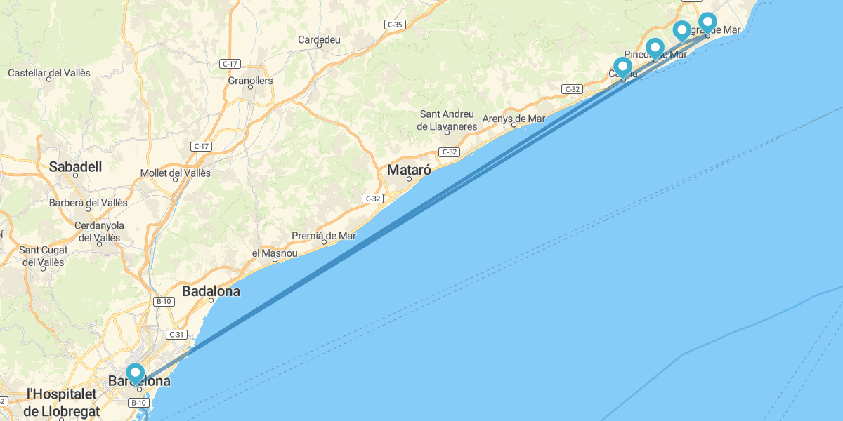 Escapada en coche por el Maresme