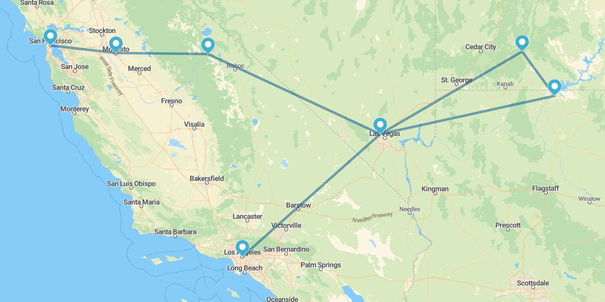 Estados Unidos Ciudades y Parques duración 11 noches