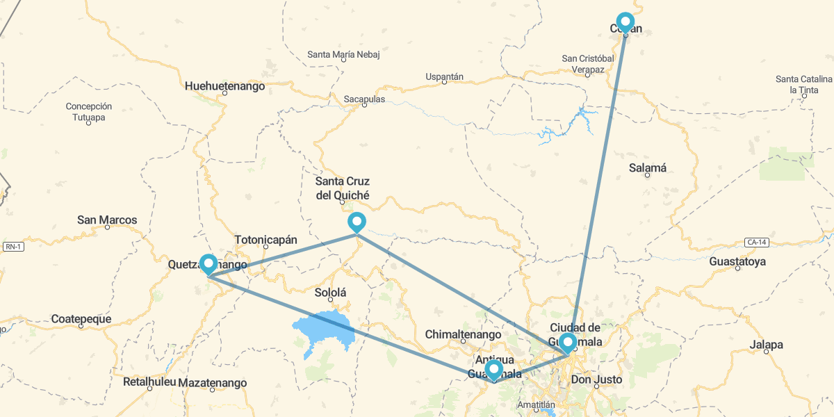 Gran tour de Guatemala