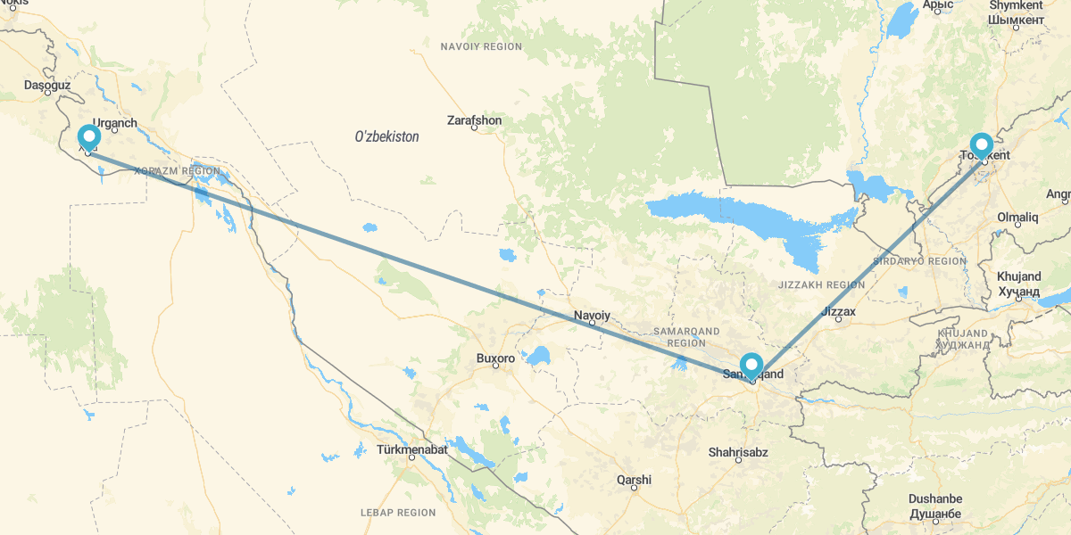 Especial +60 Senior Uzbekistán, tesoros de la ruta de la seda (septiembre y octubre)