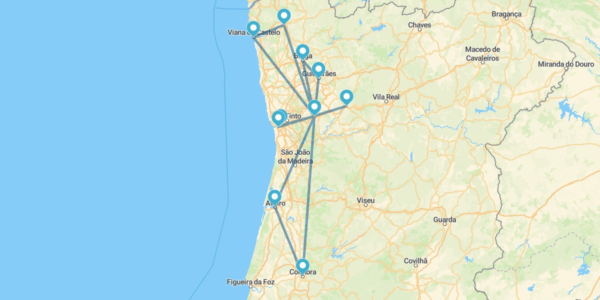 Oporto con Norte de Portugal