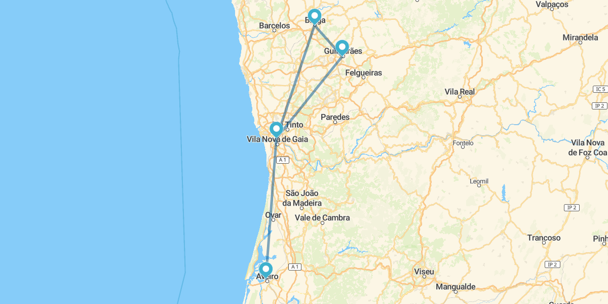 Especial +60 Senior Oporto y encantos del norte de Portugal