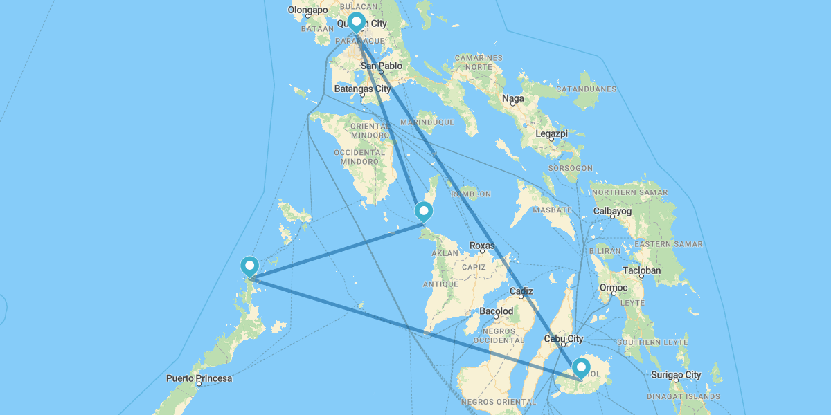 Manila, Bohol, El Nido y Boracay