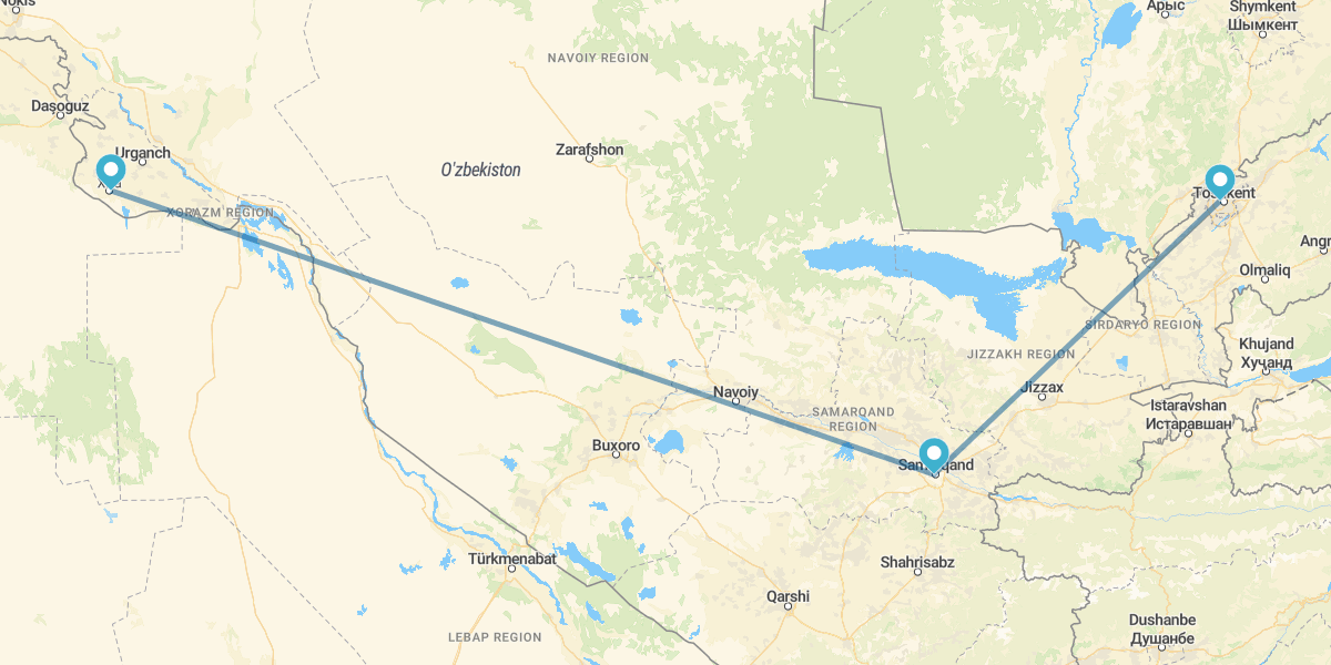 Salidas especiales Uzbekistán, las mil y una sedas