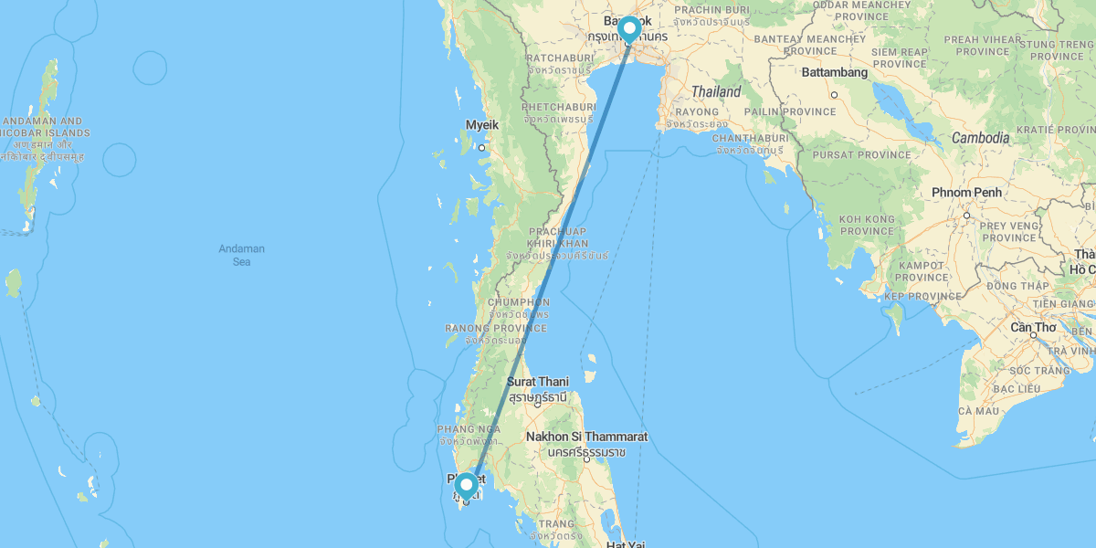 Salidas Especiales Vuelo Directo Bangkok y Phuket
