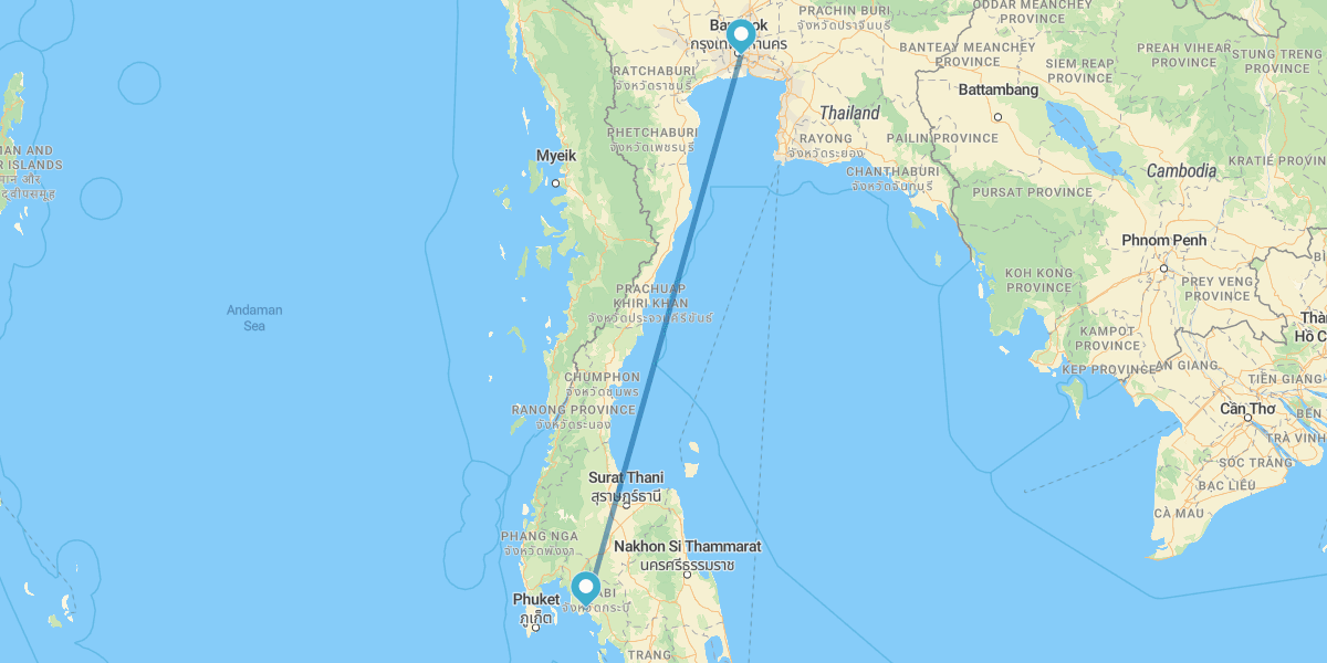 Salidas Especiales Vuelo Directo Bangkok y Krabi
