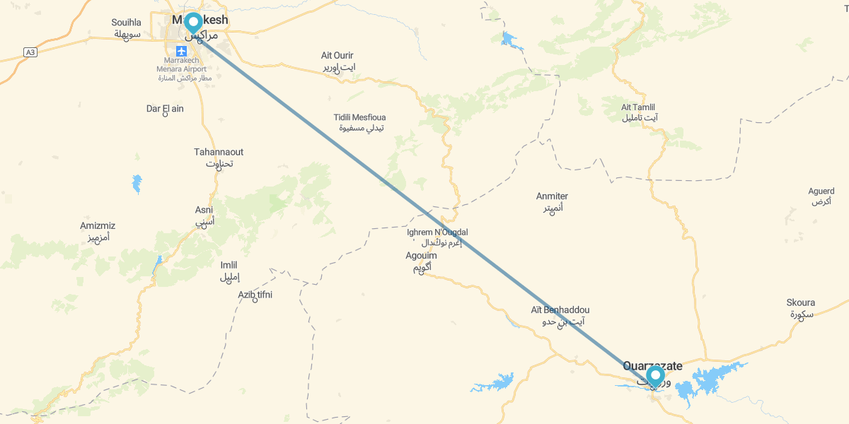 Marrakech y Ouarzazate en Riads