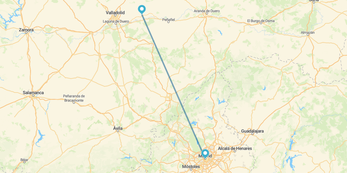Madrid y Paradores de Castilla y León con coche de alquiler