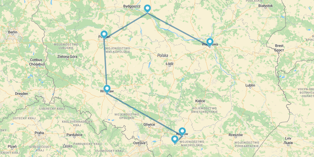 Especial +60 Senior Polonia (Varsovia-Cracovia)