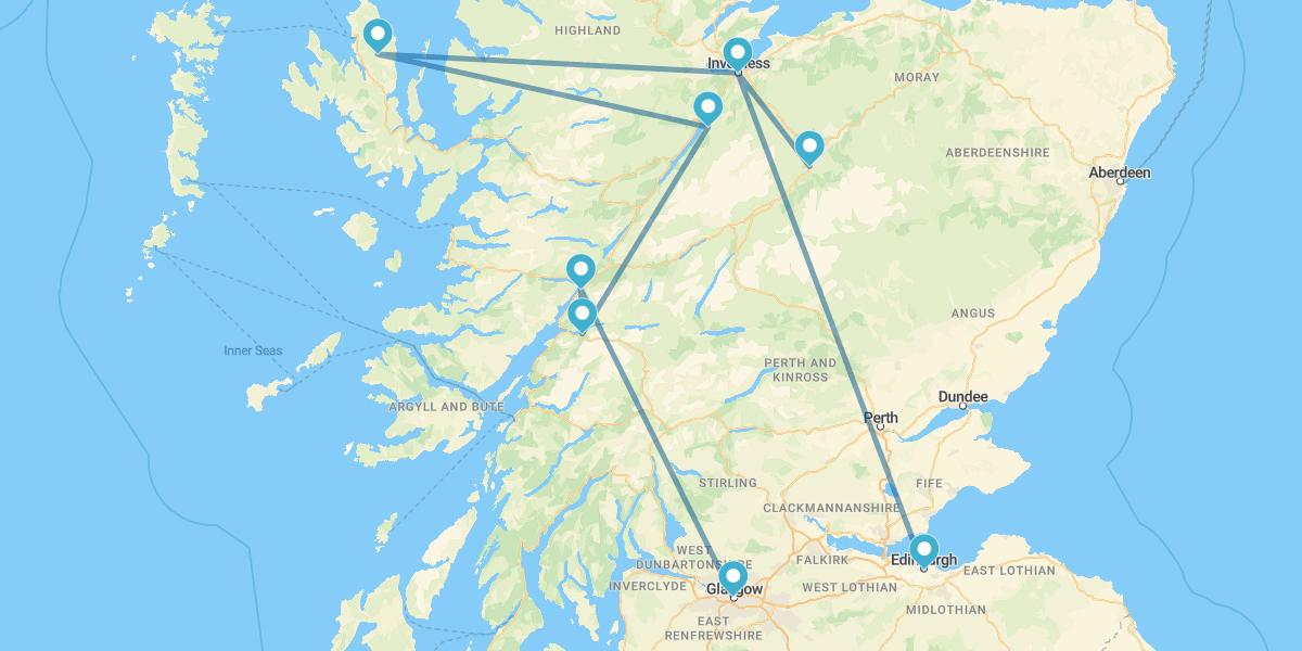 Ruta por lo mejor de Escocia con estancia en la Isla de Skye