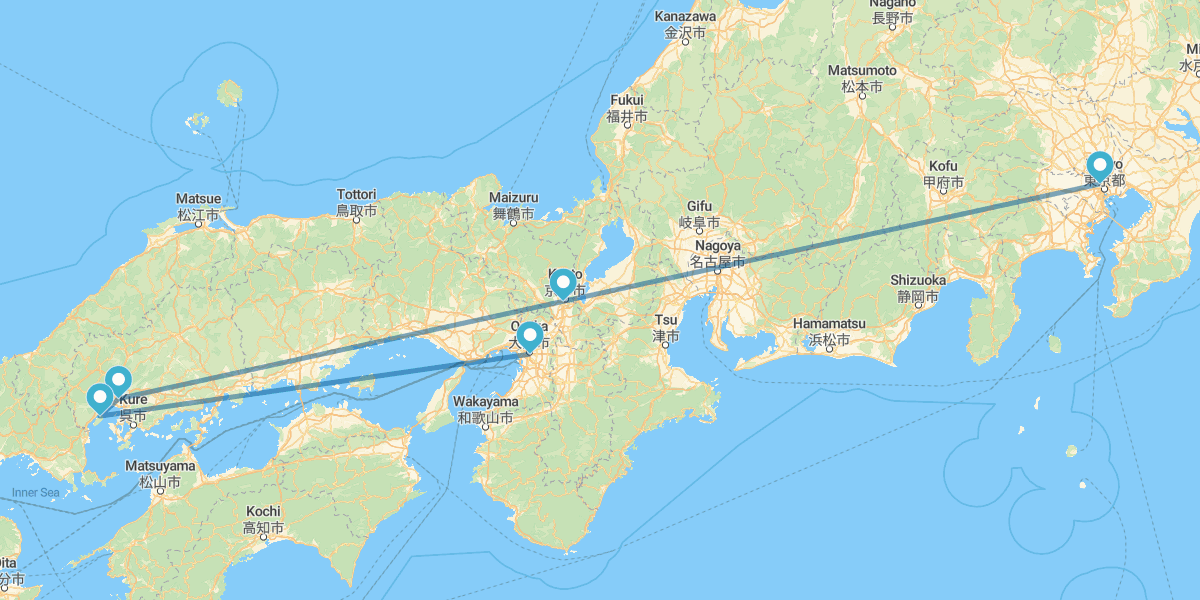 Tokio, Kioto, Hiroshima, ryokan en Miyajima y Osaka
