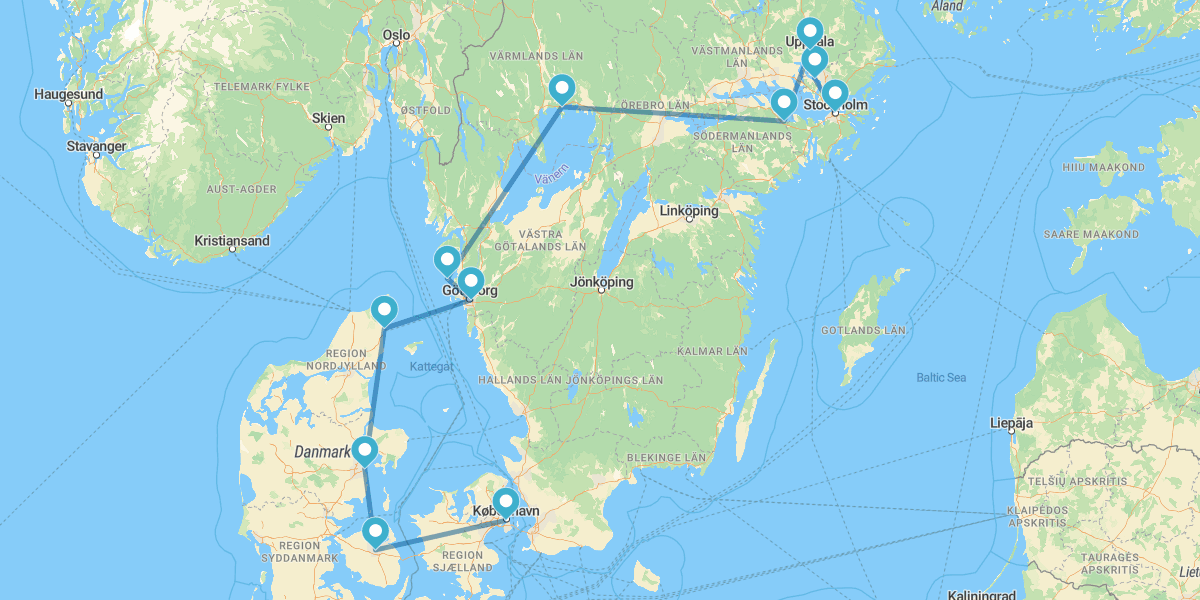 Especial +60 Senior Estocolmo y Copenhague, herencia vikinga