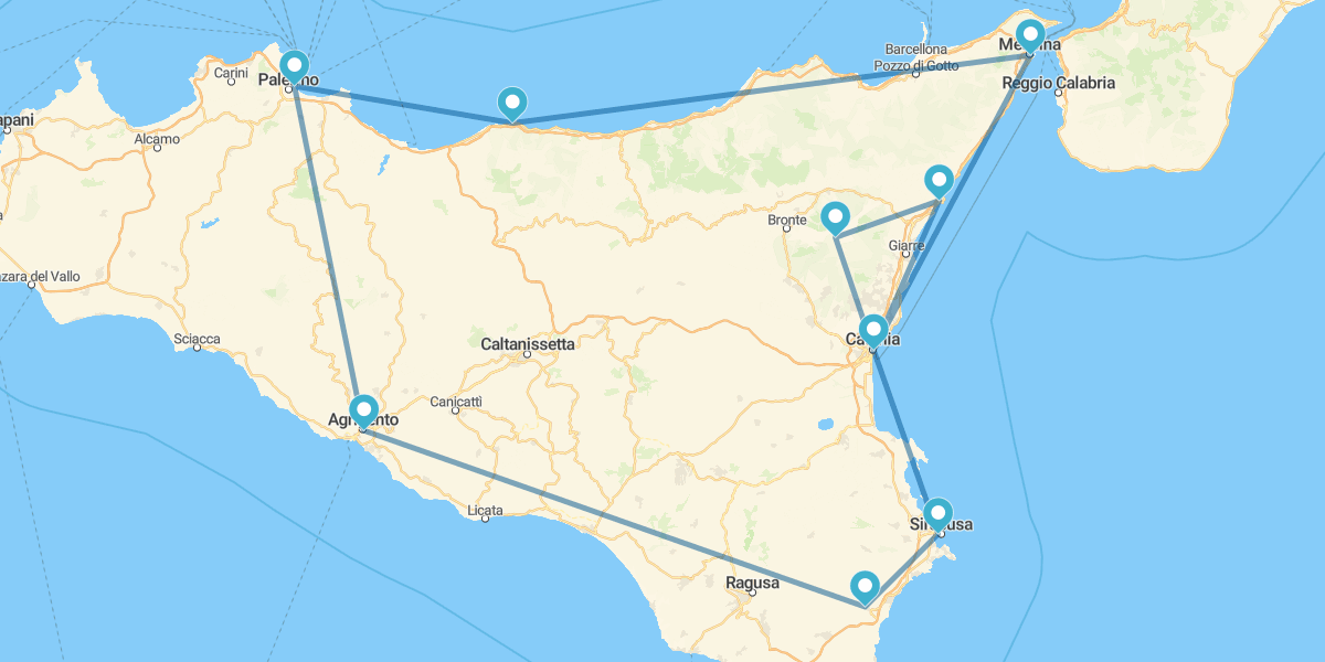 Especial +60 Senior Sicilia exclusivo desde Barcelona