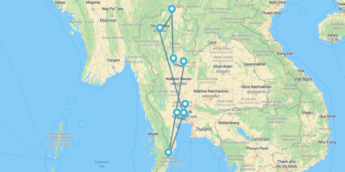 Un viaje por el Tailandia Clásico