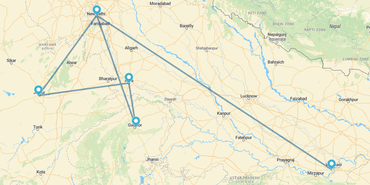 Salidas Especiales India, de la Ciudad Rosa al Río Sagrado