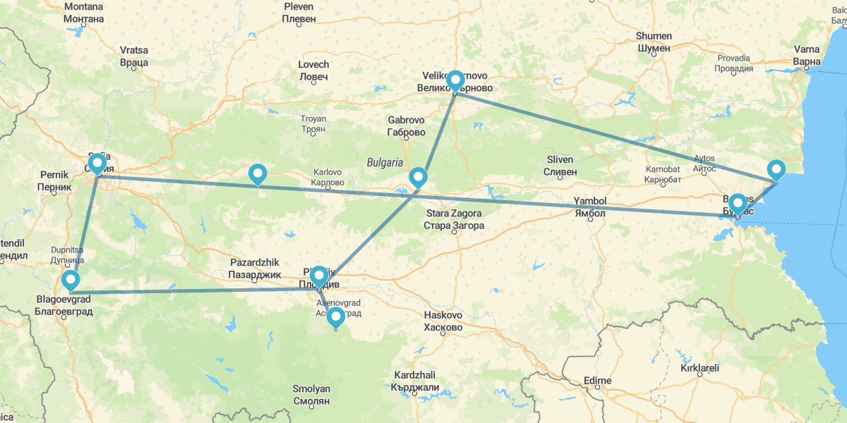 Bulgaria, recorrido por los Tesoros Tracios