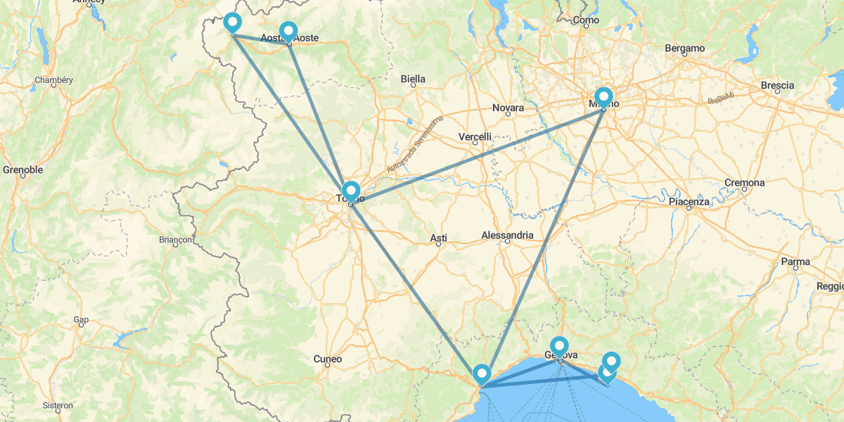 Salidas Especiales Liguria y Piamonte 2026