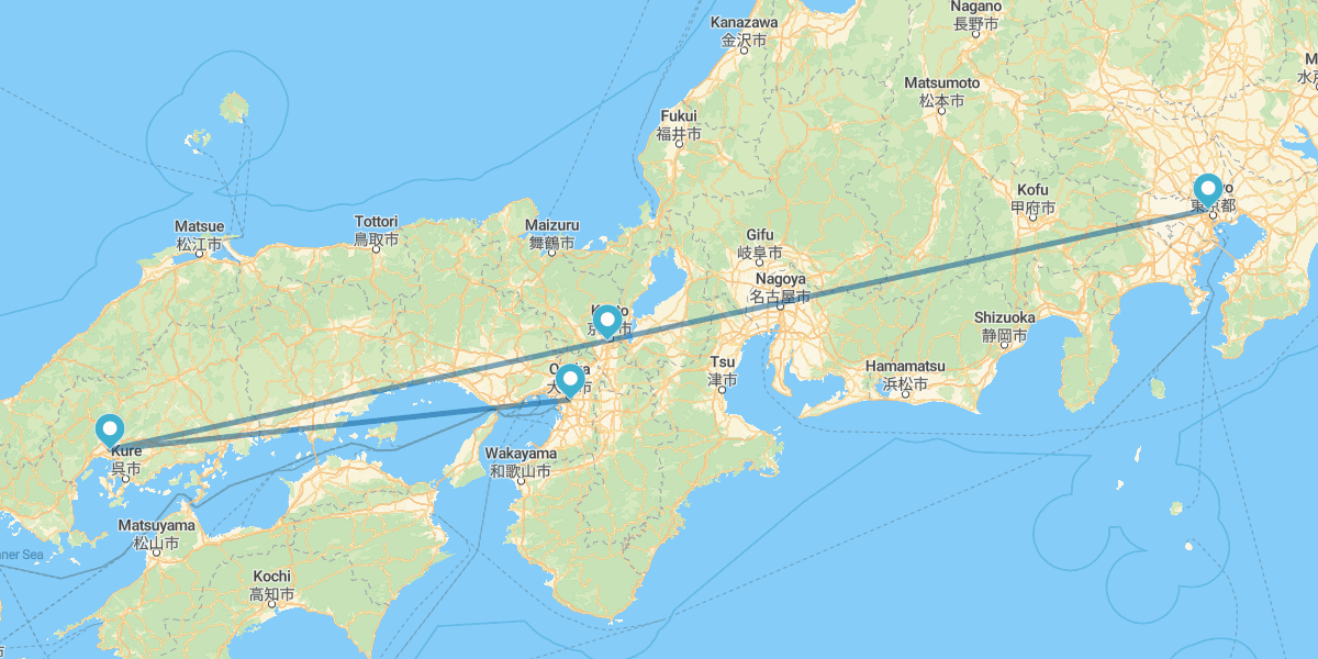 Tokio, Kioto, Hiroshima y Osaka