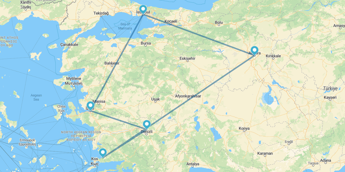 Descubre la ruta de las civilizaciones de Anatolia al completo
