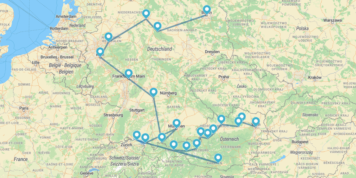 De Viena a Berlín con la Ruta de los Cuentos de Hadas