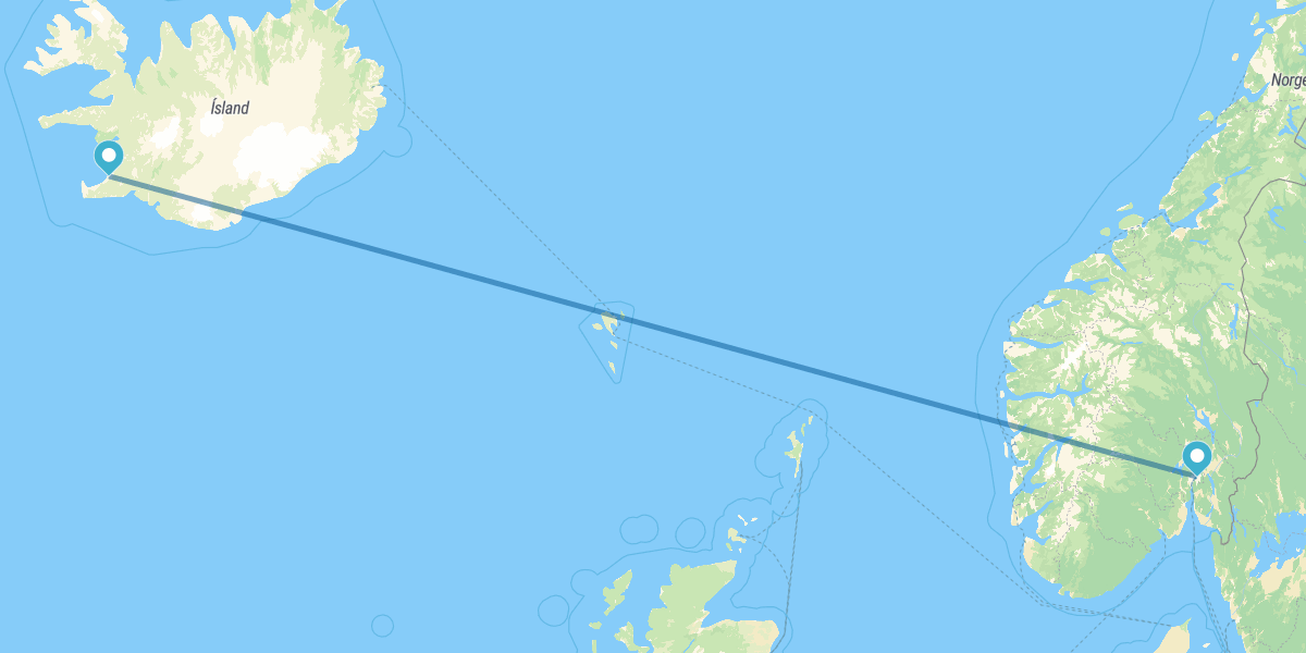 Oslo y Reykjavik