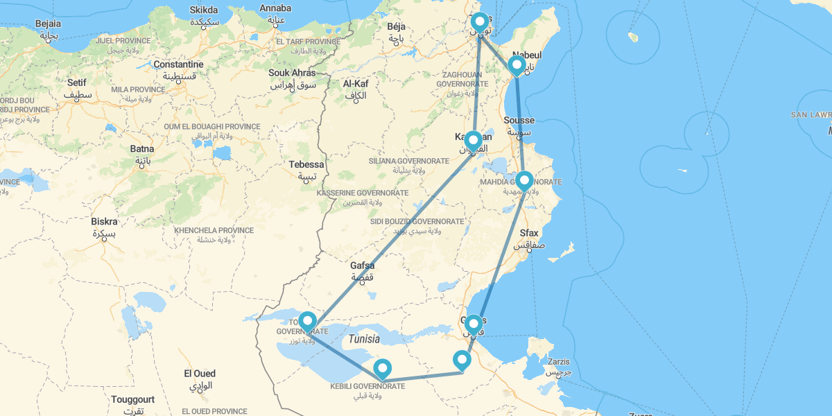 Escapada a Túnez con playa